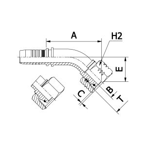 braidfit-type-din-standard-connections-45-metric-o-ring-female-swept-elbow-24-cone-heavy-duty-din-20066-iso-12151-2